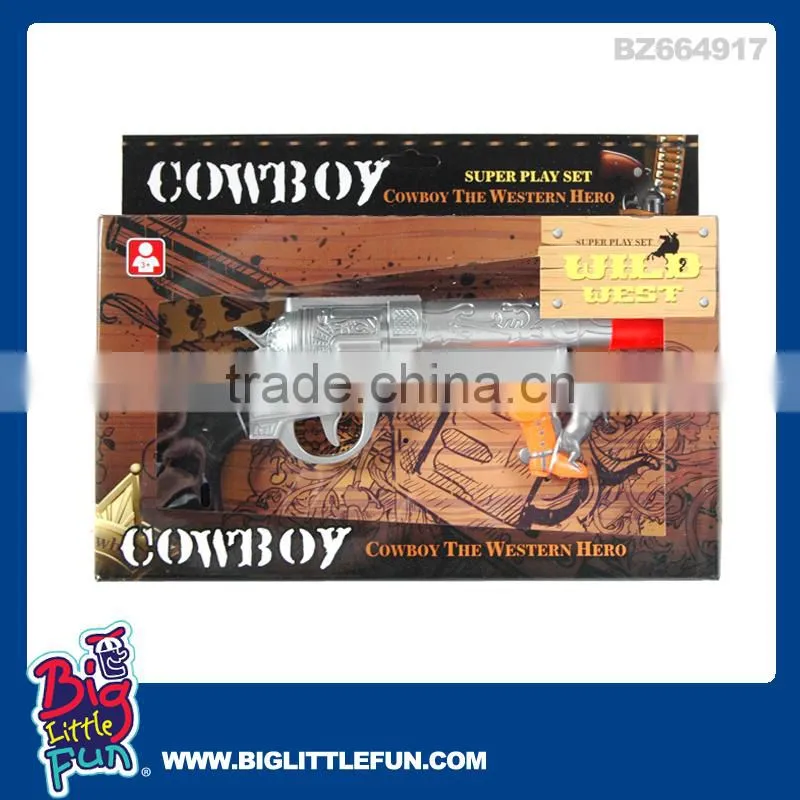 Toy cowboy gun set