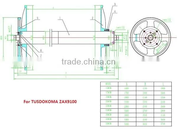 SUNTECH CE Approved High Quality Weaving Loom Beam