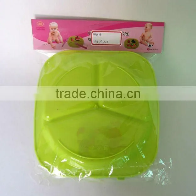 1 set of 5pcs orange tableware plastic spicnic set