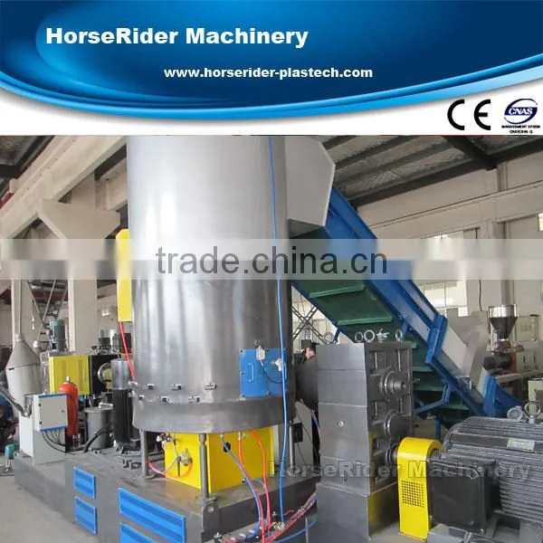 PE agglomerator granulator/PE film granule making granulation granulating machine line