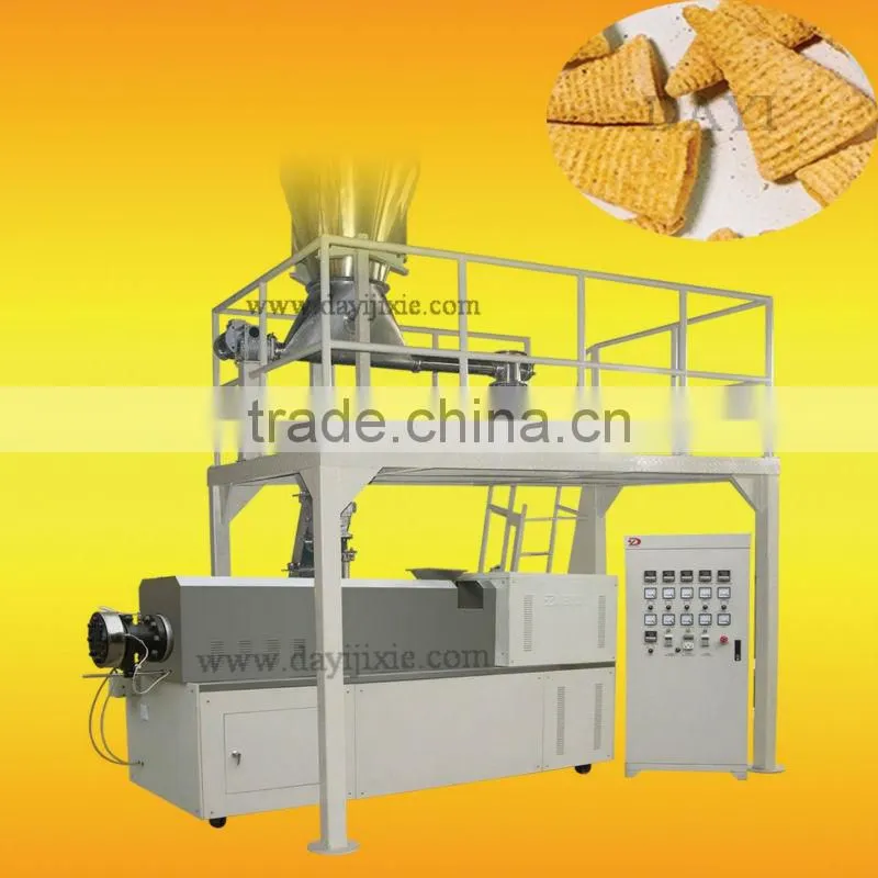Double screw extruder for flour food/ crisp chips