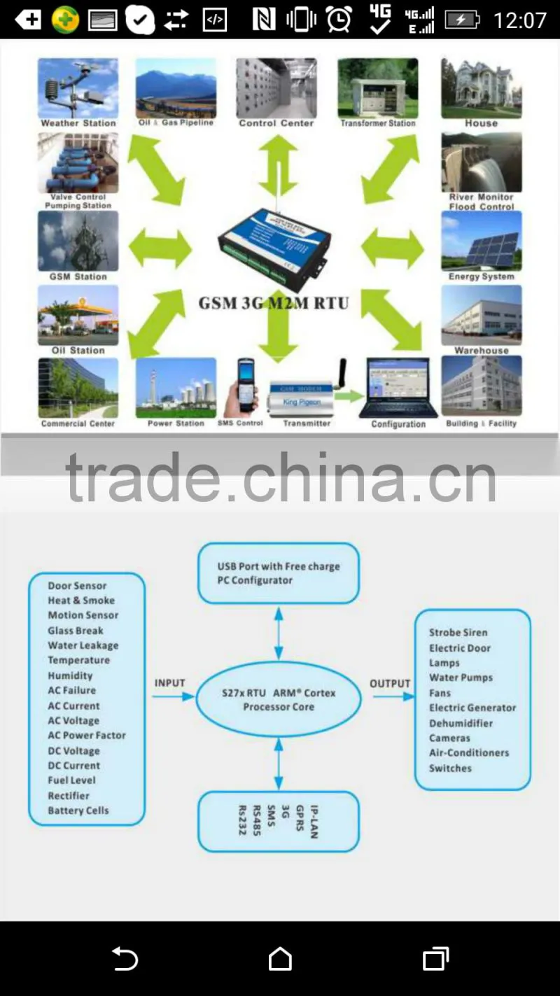 GSM 3G acquisition system Data logger