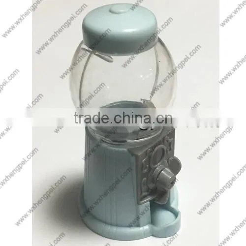 Cleverish portable cute transparent candy machine plastic storage jewelry wedding box kit