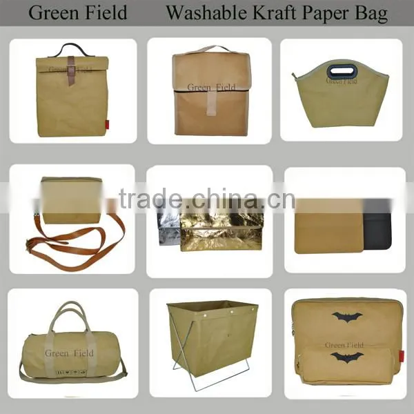 Brown washable kraft paper tissue case,wholesale kraft paper tissue case