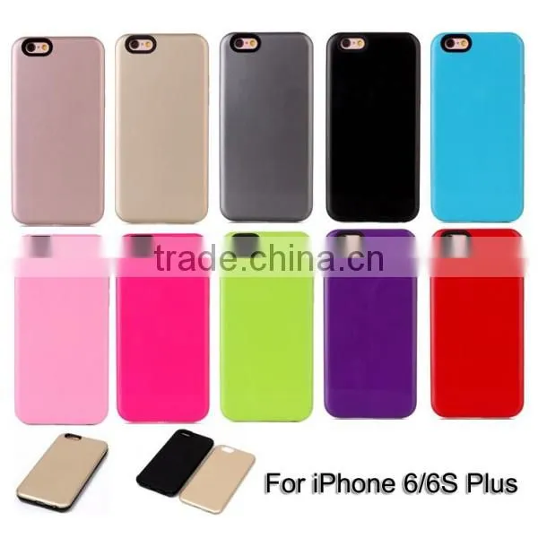 China Factory 2 IN 1 TPU + PC Combo Phone Case for iPhone 6S