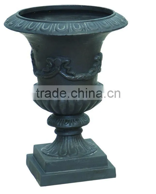 Trade Assurance China Supplier Cast Iron Garden Urns