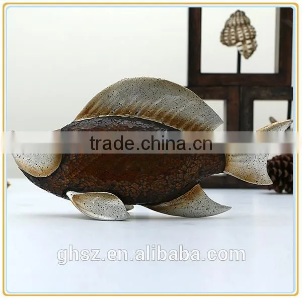 Custom popular vintage resin crane garden statue decor