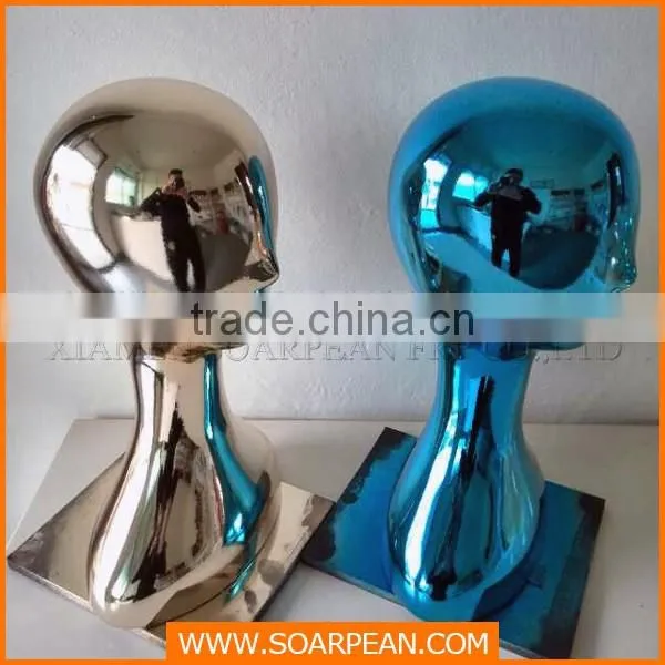 Manufactory Male Fiberglass Mannequin Head Bust