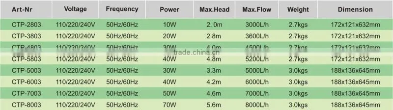 CTP-4803 High quality submerisble clean pump