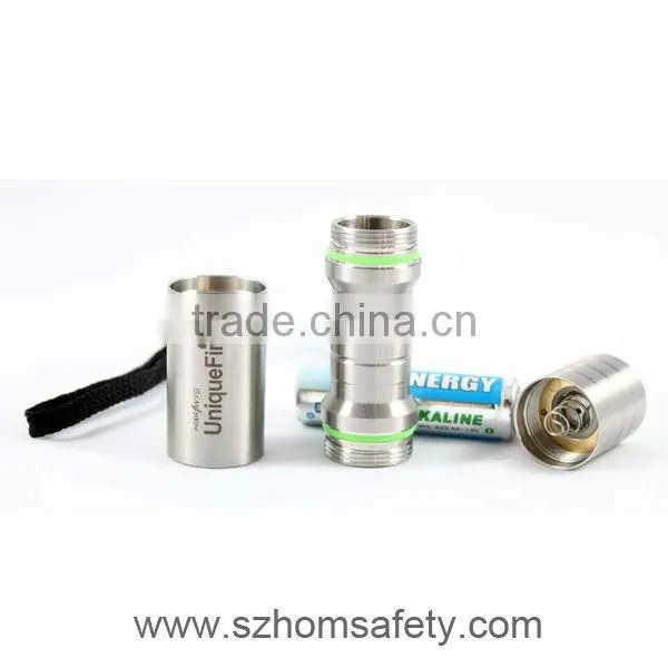 CREE XR-E Q5 Stainless Steel LED Flashlights, Handheld Pressing LED Nighting Torches