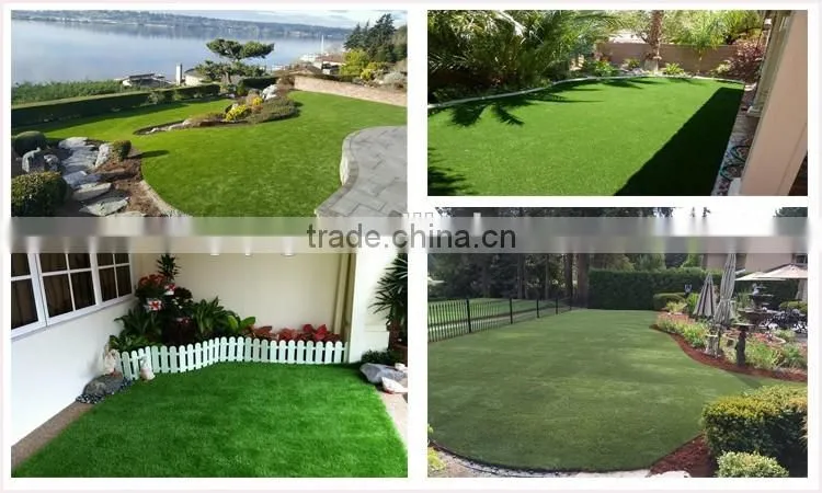 30mm height U shape garden artificial grass