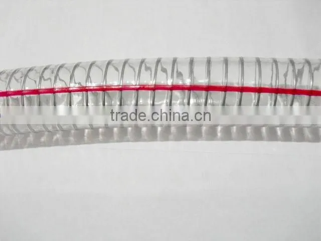 flexible steel wire reinforced suction hose