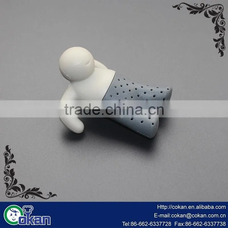 Funny Silicone Mr. tea infuser/ Tea Device CK-TI181