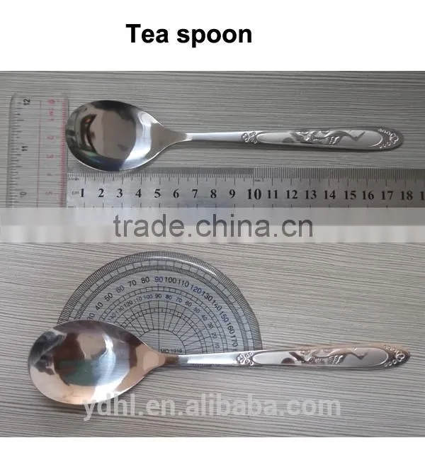 High class Stainless steel dinner cutlery spoon fork knife sets