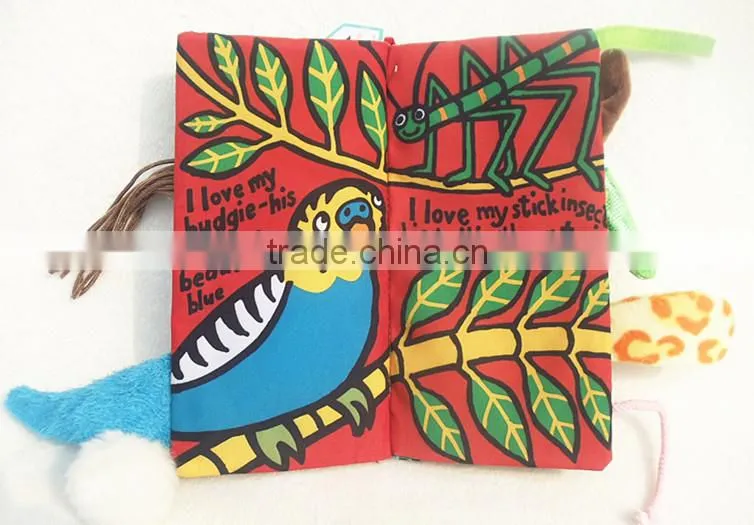 Development Toys Baby Kids Toddler Intelligence Educational Pets Tails Cloth Book Girl Boy