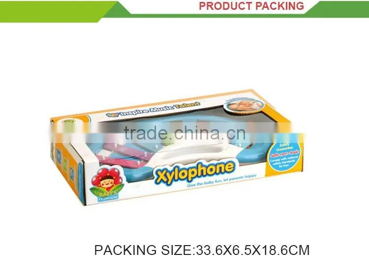 Intelligence musical instrument cartoon mini xylophone for baby