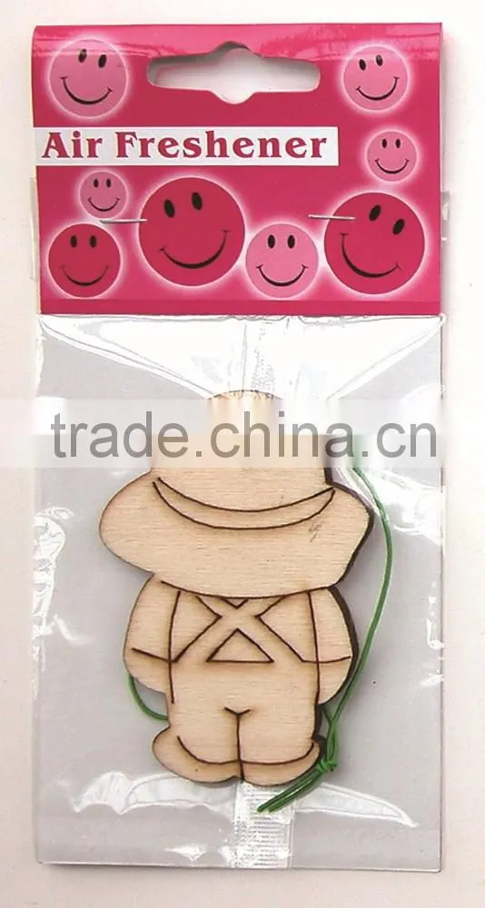 hot new products wooden air freshener music shaped