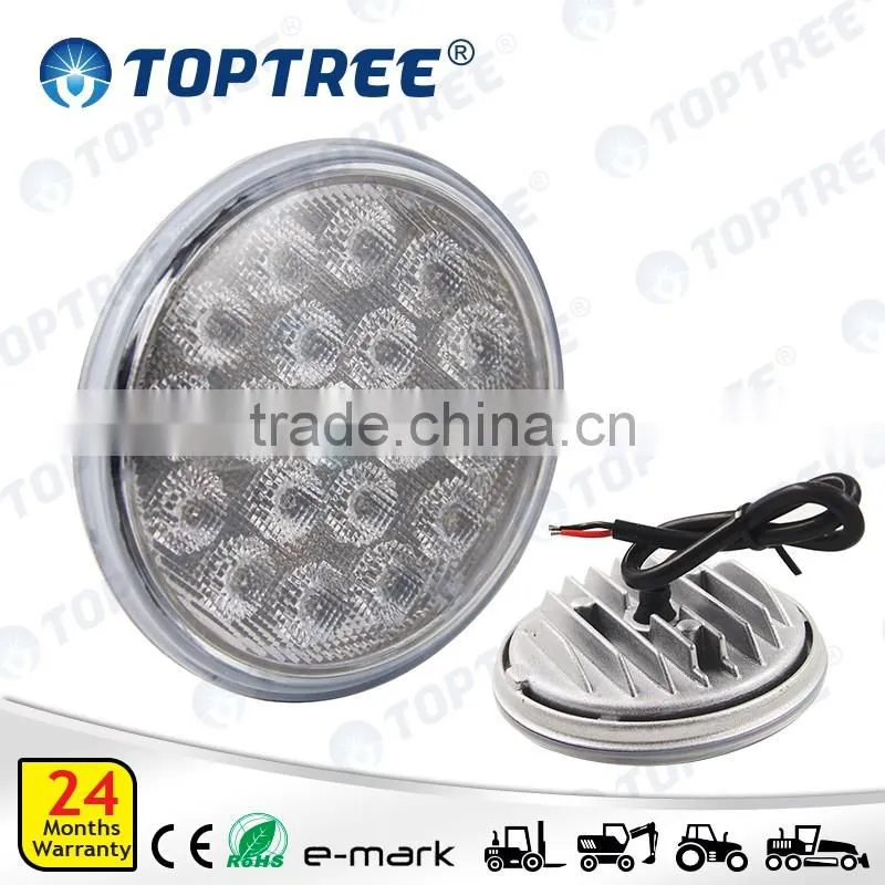 36W oval worklamp led 12v 24v agricultural work lamp 2760LM IP68