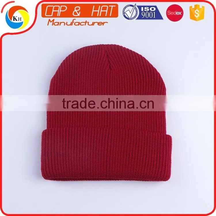 Winter CC Ski Beanie Hats Of 100% Acrylic Kintted