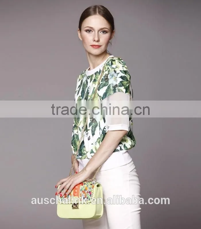 fashion pattern wholesale custom women woodland t shirt printing