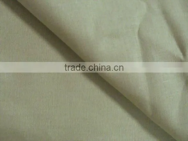 55%linen 45%cotton shirting/pants fashion woven fabric PFD, BLEACH WHITE washed linen fabric