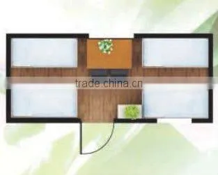 20'container prefab dormitory
