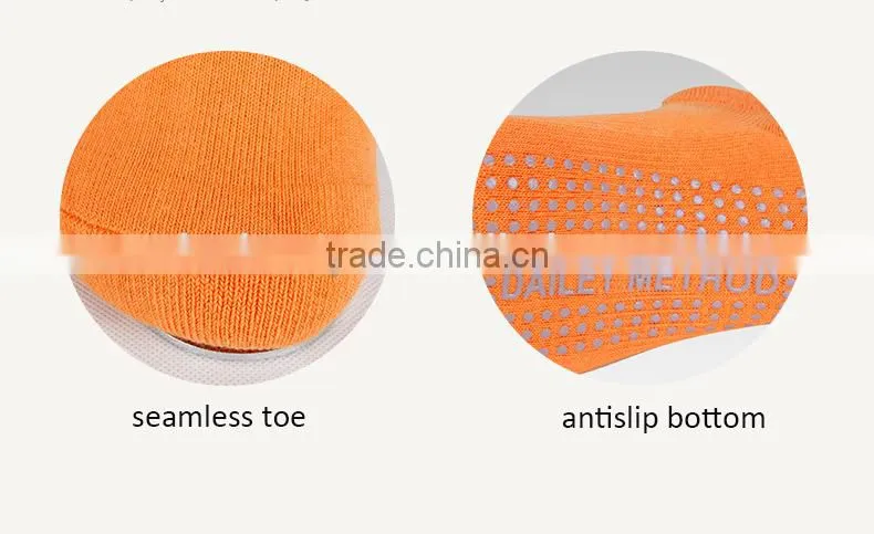 anti-slip organic cotton ankle yoga socks breathable sweat-absorbent elastic