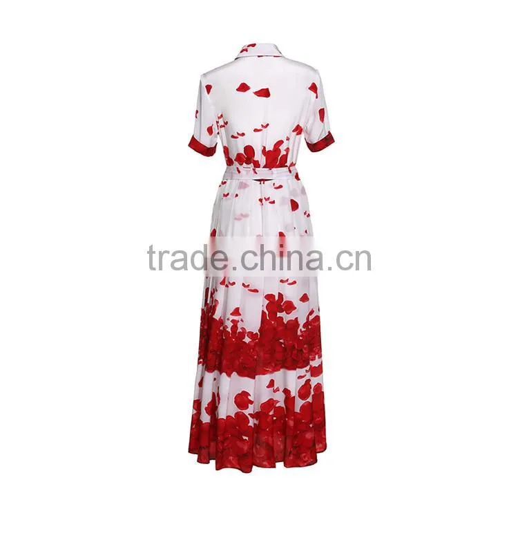 Maxnegio elegant maxi long sleeve floral print dresses for beach dress