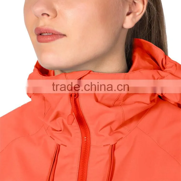 Women Waterproof Breathable Outdoor Rain Jacket