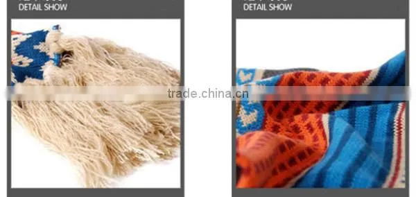 New design Bohemia nation style beautiful super long scarf with tassel warm knit lovers fashion scarves