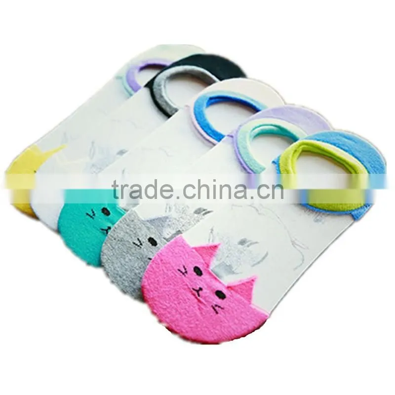 High Quality Female Animal Cat 6 Colors Cat Cartoon Socks Women Cotton Floor length sock for Lady Girl
