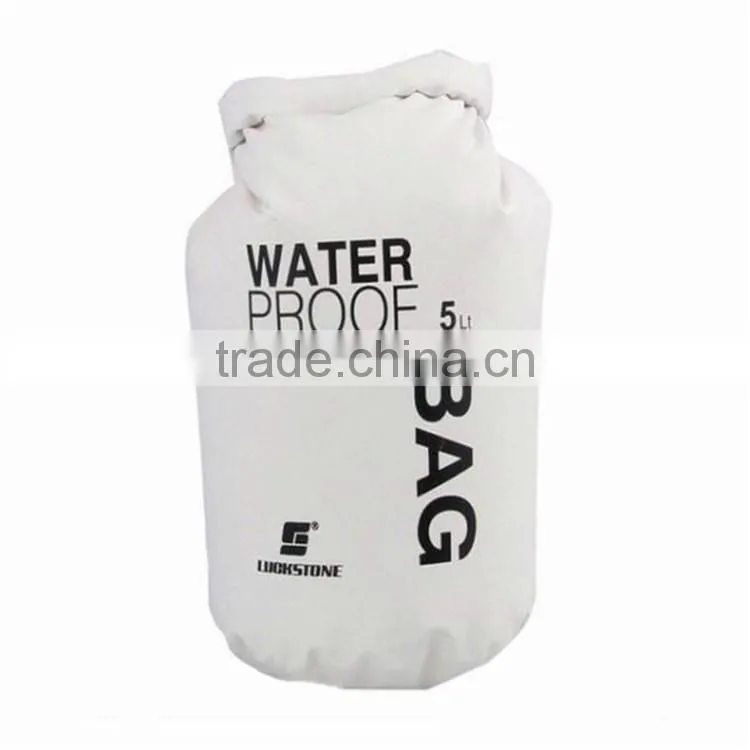 High Quality Outdoor Waterproof Bags Ultralight Camping Hiking Dry Organizers Drifting Swimming Bags 5L