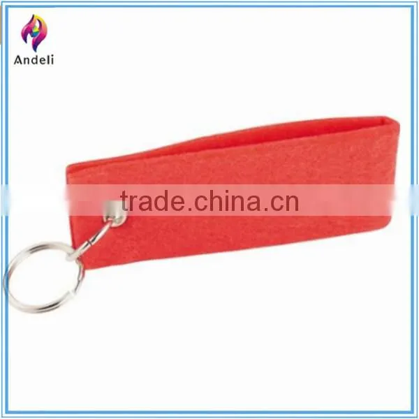 The Jubilee Felt Keychain In Multicolor With Metal Split Key Ring