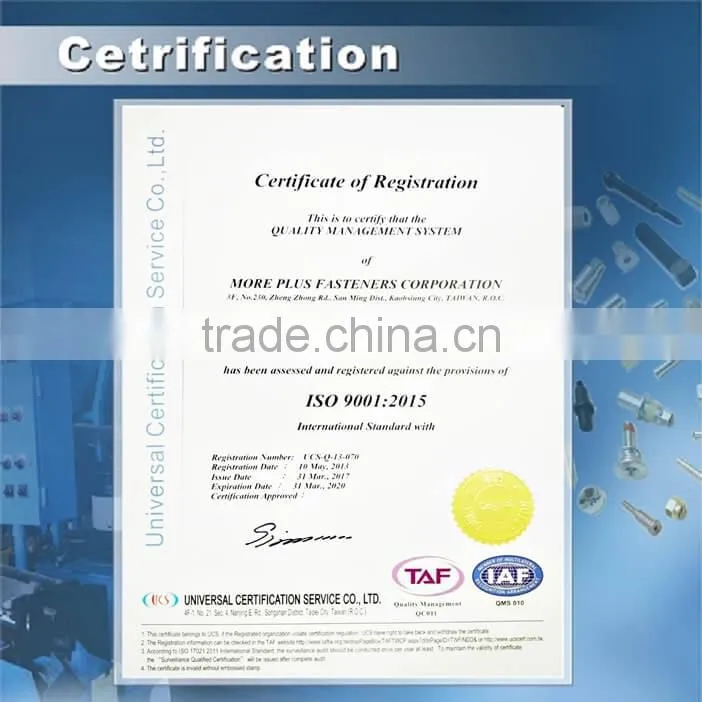 Made in Taiwan Carbon steel and Stainless Steel Customer request Threaded Jack Nut