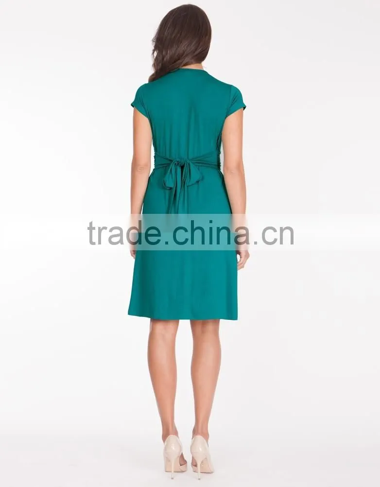green knot front maternity dress,pregnant woman sex wholesale sexy v neck pregnant woman sex