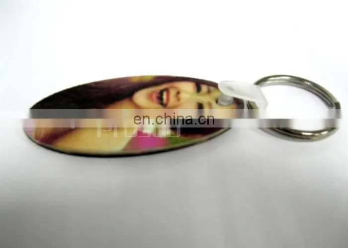 DIY sublimation heat transfer French fiber key ring