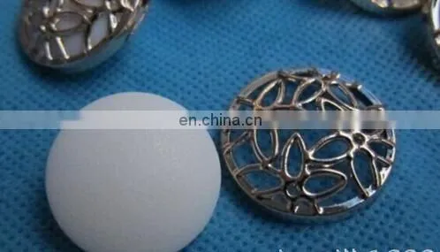 ELECTROPLATED WOMEN CLOTHES BUTTONS TWO SORTS OF BUTTON FASHION NET FLOWER BUTTON