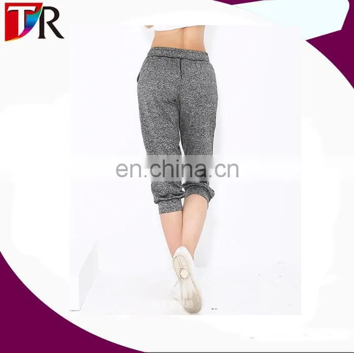 Running Cloth Women Fashion Summer Autumn Grey Polyester Fitness And Casual Sport Pants