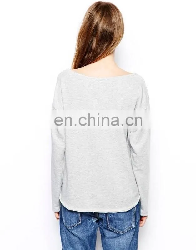 Fashion cutting blouse design from China supplier