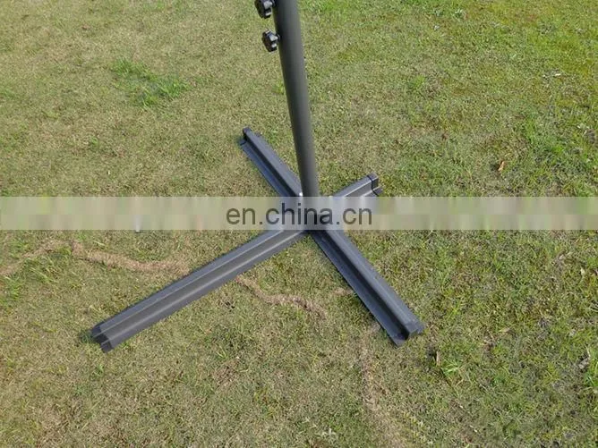 Wine red side column umbrella,patio umbrella mosquito netting