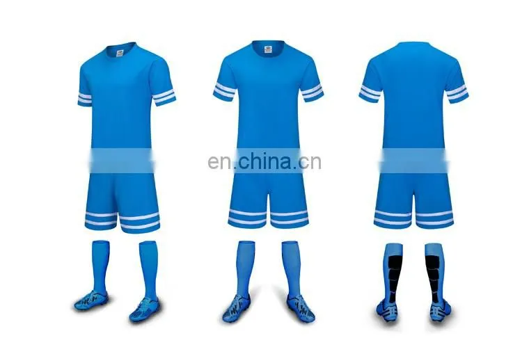 2017 soccer wear top thai dry fit cheap custom sublimation training soccer uniform jersey shirts sets for teams bulk wholesale