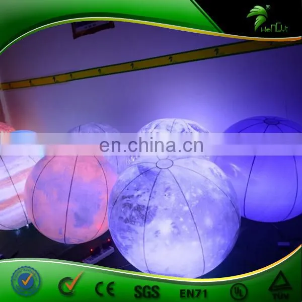Inflatable Lighting Decorations Solar Syatem , Nine Planet Balloon , Globe Balloon