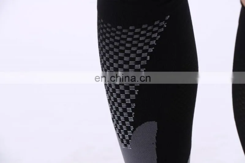 Socks manufacturers wholesale Nylon sport compression socks 20-30 mmhg for running #YLW-17