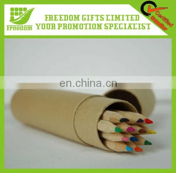 2013 Hot Sale Wooden Customized HB Colored Pencils With Eraser