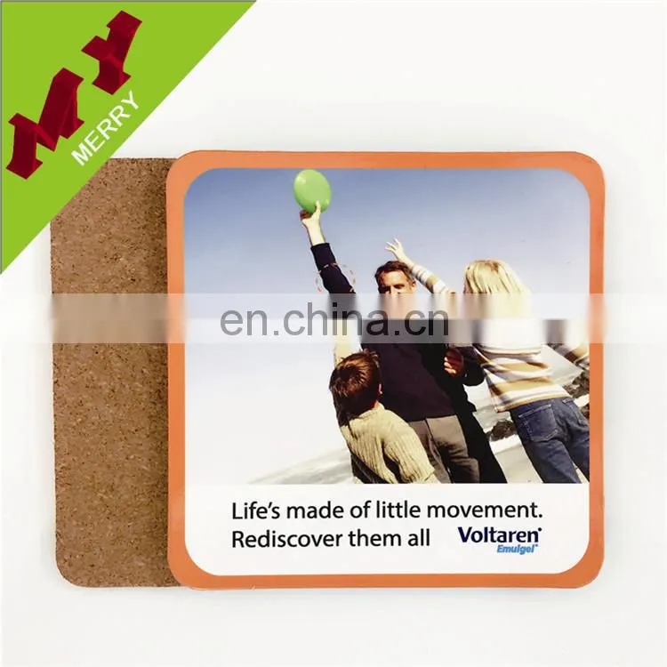 Anti-slip heatproof coffee wood coaster / cup cork coaster