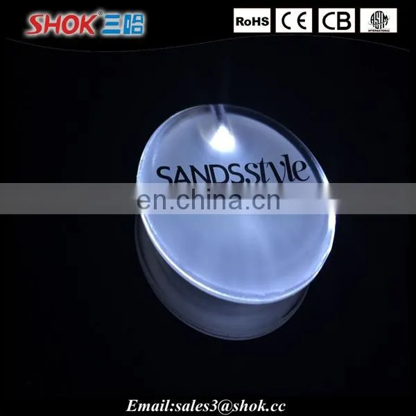 Wedding Gifts For Guests Enviromental-friendly Wonderful Led Plastic Badge