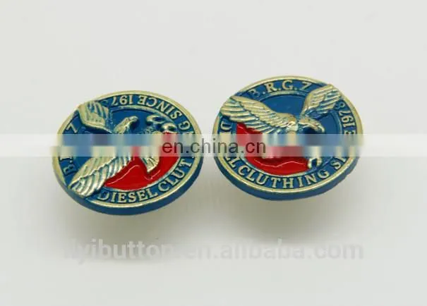 decorative custom brass ring snap button and stainless steel five prong button for garment