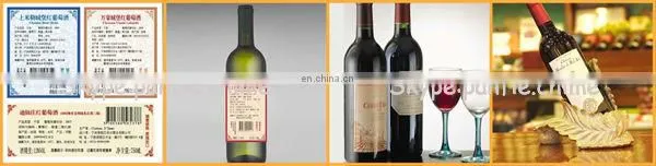 shining adhesive kraft paper label