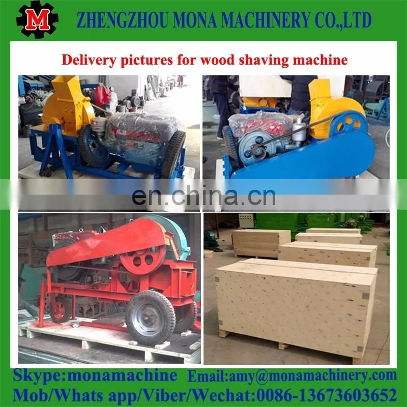 High efficient and cheap wood shaving machine for animal bedding