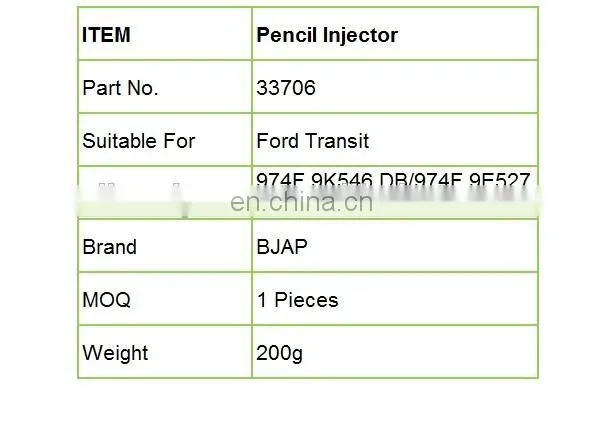 BJAP 4W7020 Pencil Injector Nozzle 4W-7020, OR8791 0R8791 Nozzle Injector